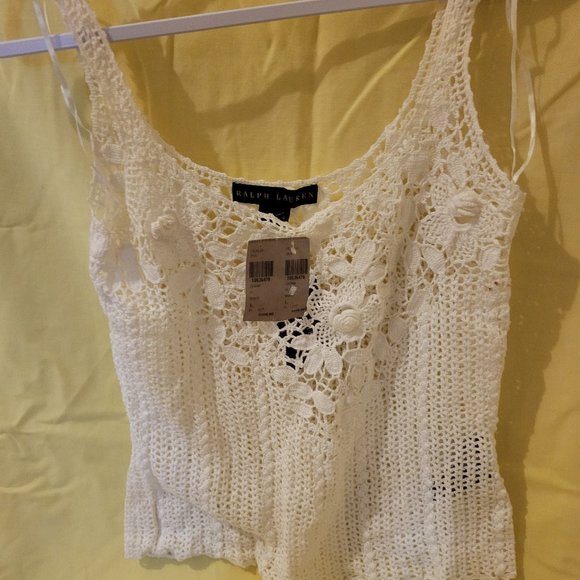 Ralph Lauren Crochet Top - Picture 2 of 7